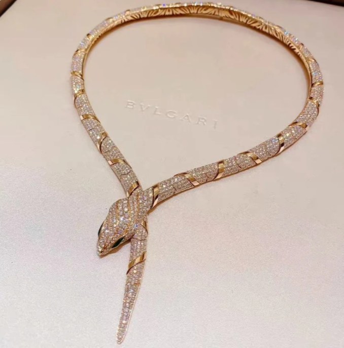[⭐DORISW]HAUTE COUTURE GOLD-SCHLANGENHALSKETTE