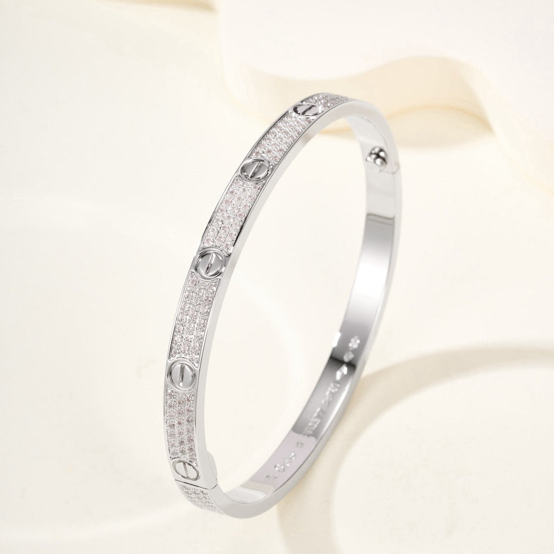 [⭐DORISW] LOVE ARMBAND 4,8 MM MIT DIAMANT-PAVÉ