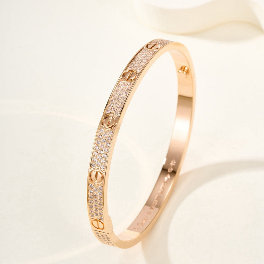 [⭐DORISW] LOVE BRACELET 4.8MM DIAMOND-PAVED