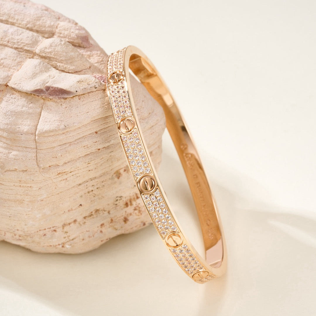 [⭐DORISW] LOVE BRACELET 4.8MM DIAMOND-PAVED