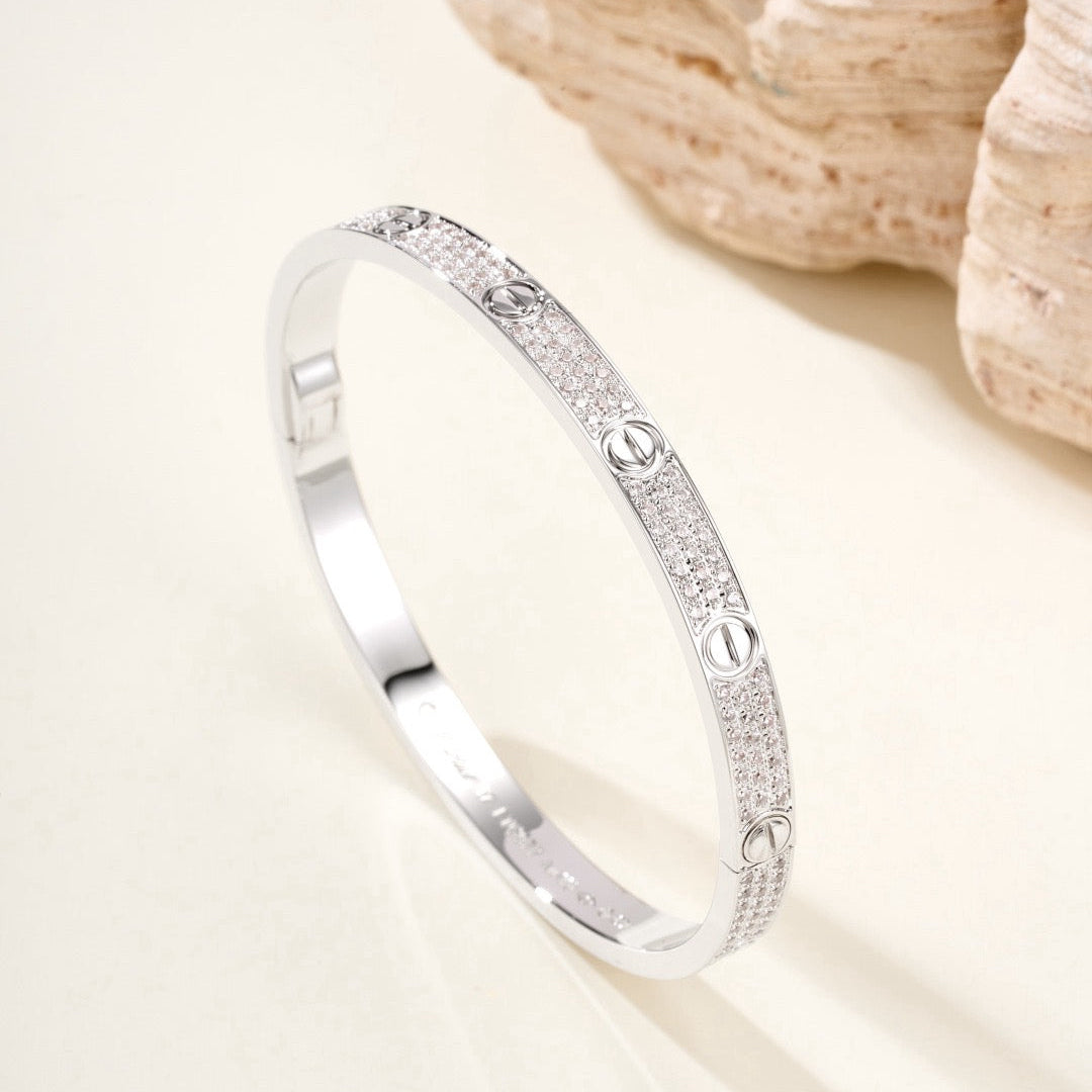 [⭐DORISW] LOVE BRACELET 4.8MM DIAMOND-PAVED