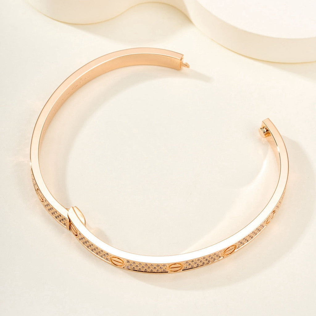 [⭐DORISW] LOVE BRACELET 4.8MM DIAMOND-PAVED