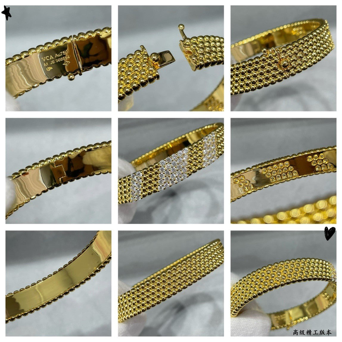 [[⭐DORISW] ]  PERLEE DIAMOND BRACELET ,5-ROW DIAMOND-SET DESIGN