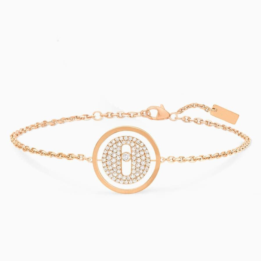 [⭐DORISW]LUCKY MOVE DIAMOND PAVED BRACELET