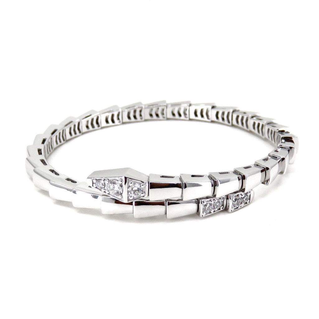 [⭐DORISW]SERPENTI ARMBAND DIAMANTEN SILBER