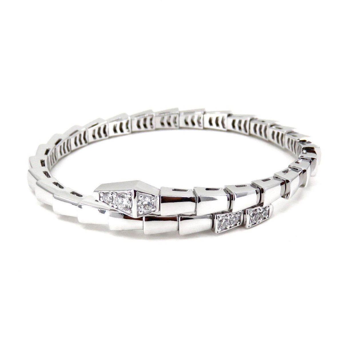 [⭐DORISW]SERPENTI BRACELET DIAMONDS SILVER