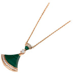 [⭐DORISW]DREAM NECKLACE MALACHITE DIAMOND