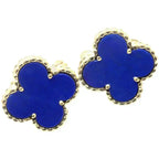 [⭐DORISW] CLOVER MINI 9.5MM TURQUOISE EARRINGS