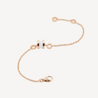 [⭐DORISW]ZERO 1 ARMBAND AUS KERAMIK IN WEISS UND ROSÉGOLD