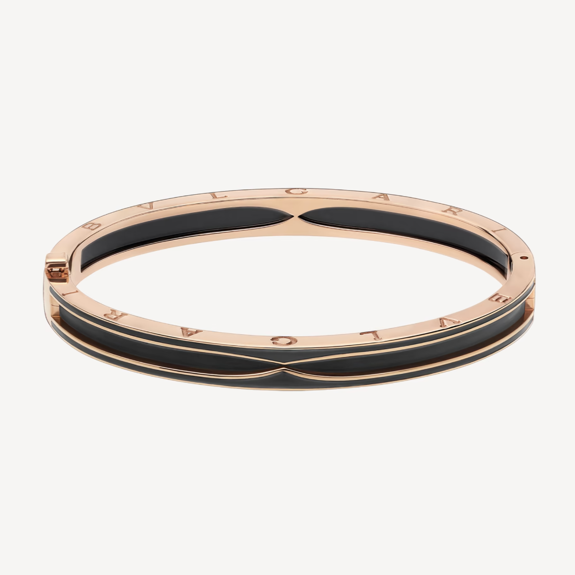 [⭐DORISW]ZERO 1 PINK GOLD WITH MATTE BLACK CERAMIC BRACELET