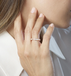 [⭐DORISW] ALLIANCE LIENS VIDENCE PAVED DIAMOND 4MM RING