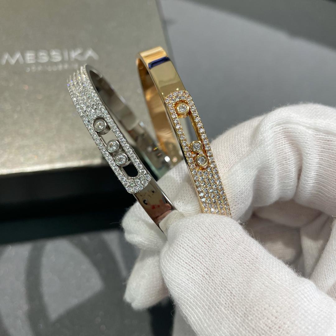 [⭐DORISW]Move Noa Armreif aus Roségold mit Pavé-Diamanten