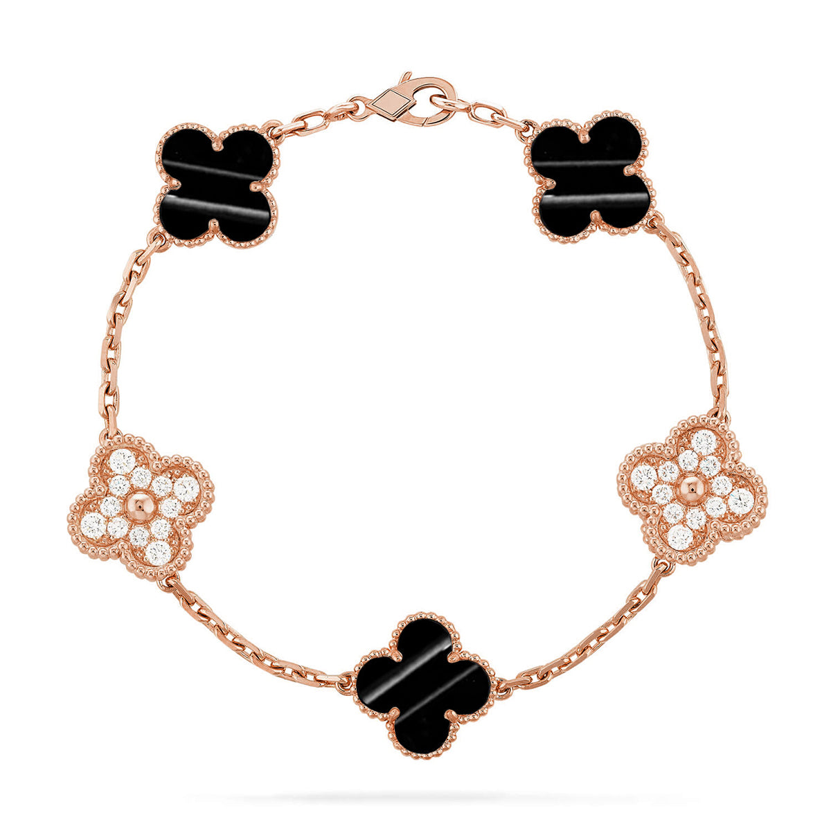 [[⭐DORISW] ]New  CLOVER 5 MOTIF PULSAR STONE BRACELET COLLECTION