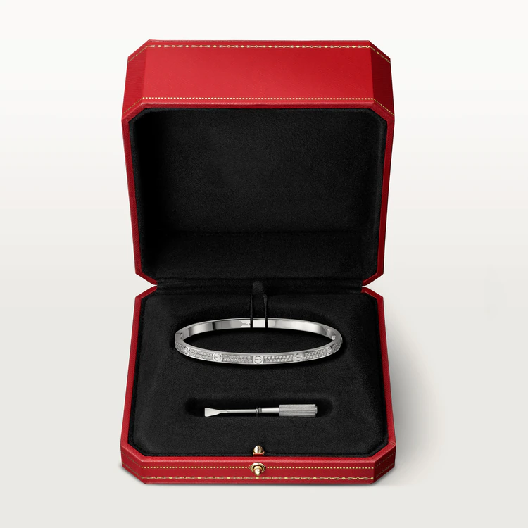 [⭐DORISW] LOVE BRACELET 3.65MM DIAMOND-PAVED