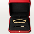 [⭐DORISW] LOVE BRACELET 3.65MM DIAMOND-PAVED