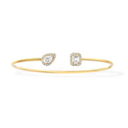 [⭐DORISW]JONC FLEX MY TWIN TOI & MOI SILVER DIAMOND BRACELET