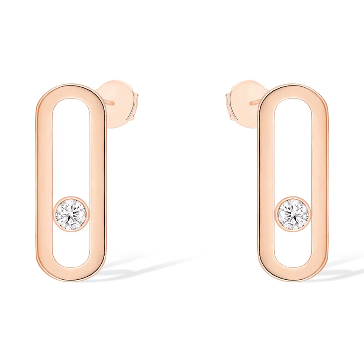 [[⭐DORISW] ] MOVE UNO KLEINE OHRRINGE MIT 1 DIAMANT