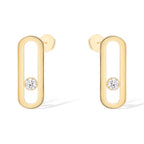[[⭐DORISW] ] MOVE UNO SMALL 1 DIAMOND EARRINGS