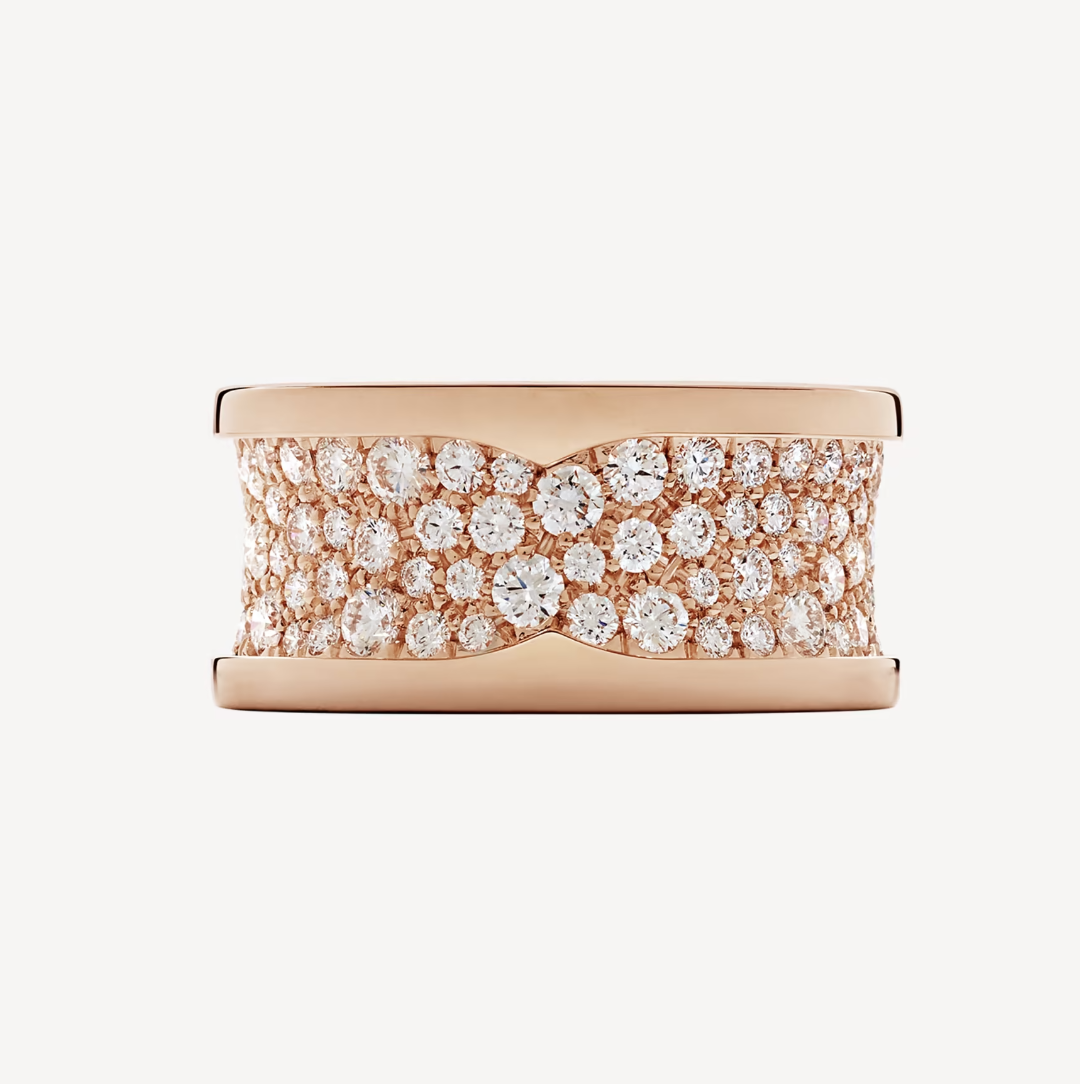 [⭐DORISW]ZERO 1 MIT DIAMANTBESATZ AM SPIRALRING