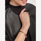 [⭐DORISW]ZERO 1 PINKGOLD MIT ARMBAND AUS SCHWARZER KERAMIK