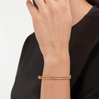 [⭐DORISW]ZERO 1 SPIRAL LOGO PINK GOLD BRACELET