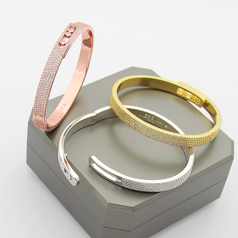 [⭐DORISW]Move Noa Armreif mit Diamant-Vollpavé