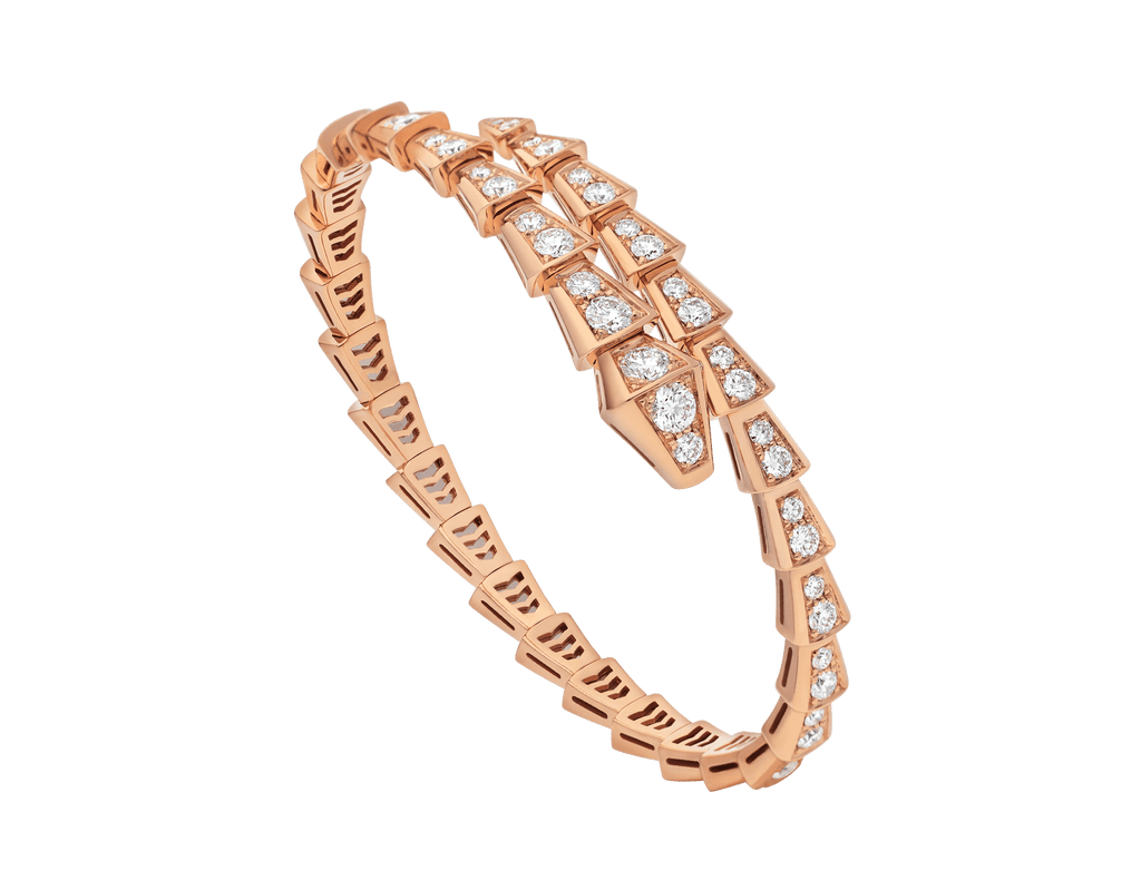 [⭐DORISW]セルペンティ ブレスレット 6.8mm ピンクゴールド ダイヤモンド