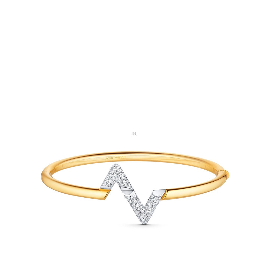 [⭐DORISW] VOLTE UPSIDE DOWN GOLD-DIAMANTARMBAND