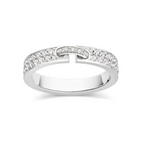 [⭐DORISW] ALLIANCE LIENS VIDENCE PAVED DIAMOND 4MM RING