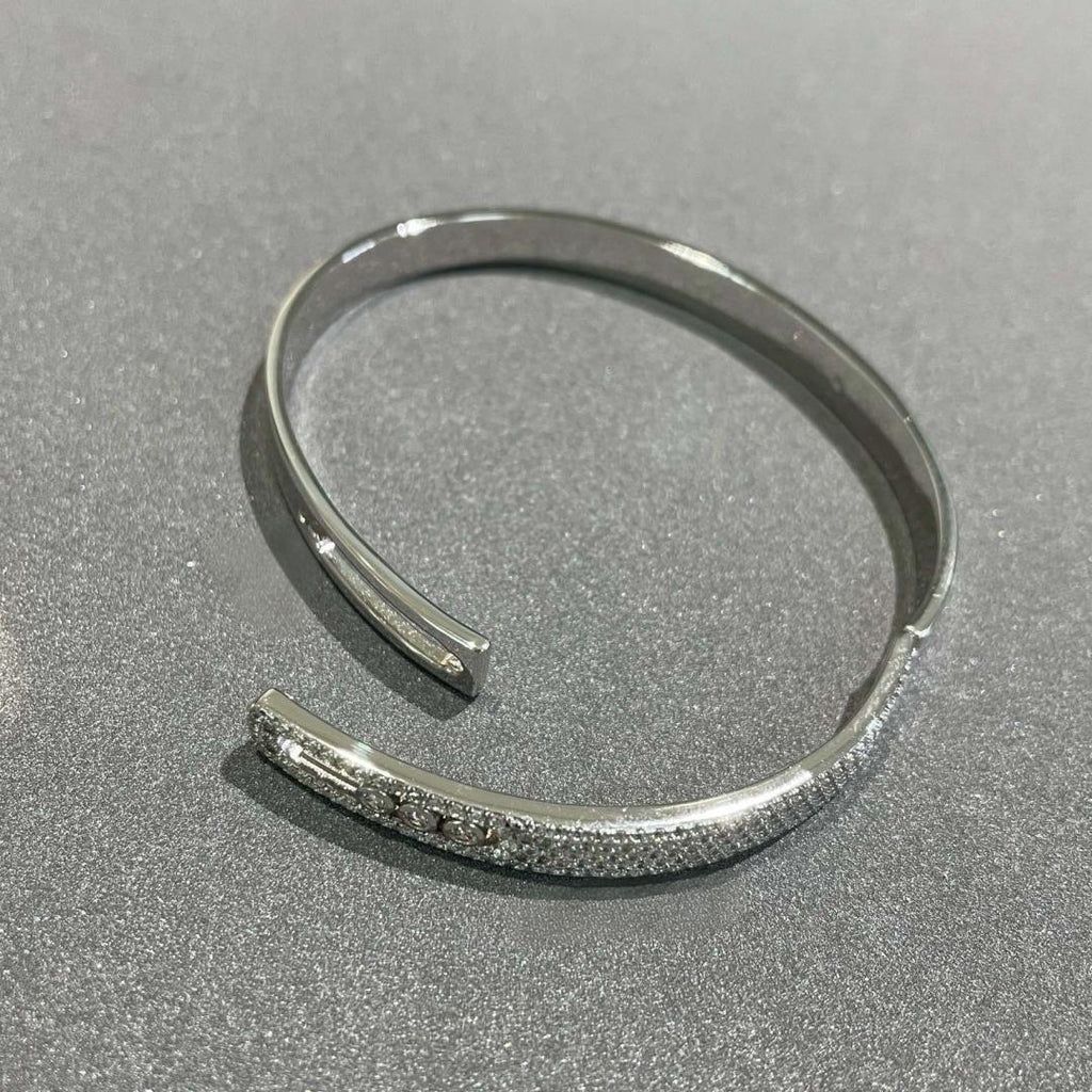 [⭐DORISW]Move Noa Armreif aus Roségold mit Pavé-Diamanten