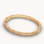 [⭐DORISW]ZERO 1 SPIRAL AND PAVED DIAMOND GOLD BRACELET