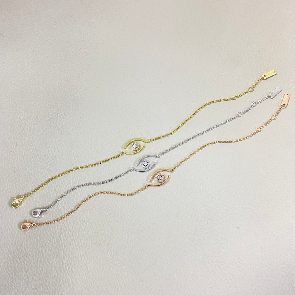 [⭐DORISW]Lucky Eye Armband mit Pavé-Diamanten