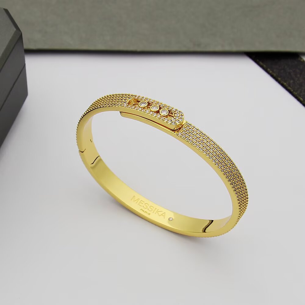[⭐DORISW]Move Noa Full Pavé Diamond Bangle Bracelet