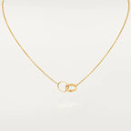 [⭐DORISW] LIEBESKETTE DOPPELRING GOLD