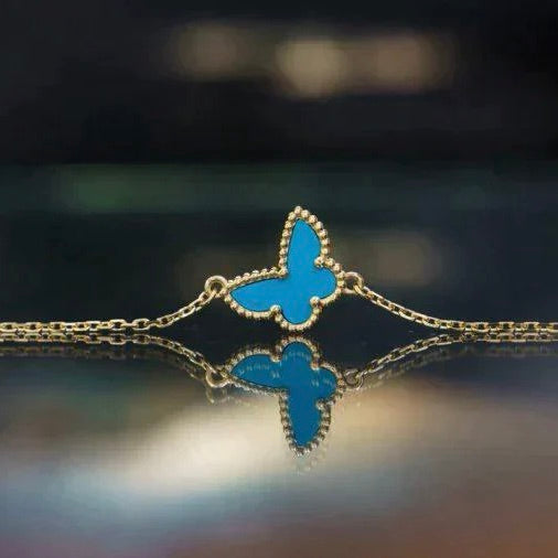 [⭐DORISW] SCHMETTERLING TÜRKISE SCHMETTERLING ARMBAND