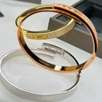 [⭐DORISW]Move Noa Armreif aus Roségold mit Pavé-Diamanten