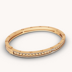 [⭐DORISW]ZERO 1 SPIRAL AND PAVED DIAMOND GOLD BRACELET