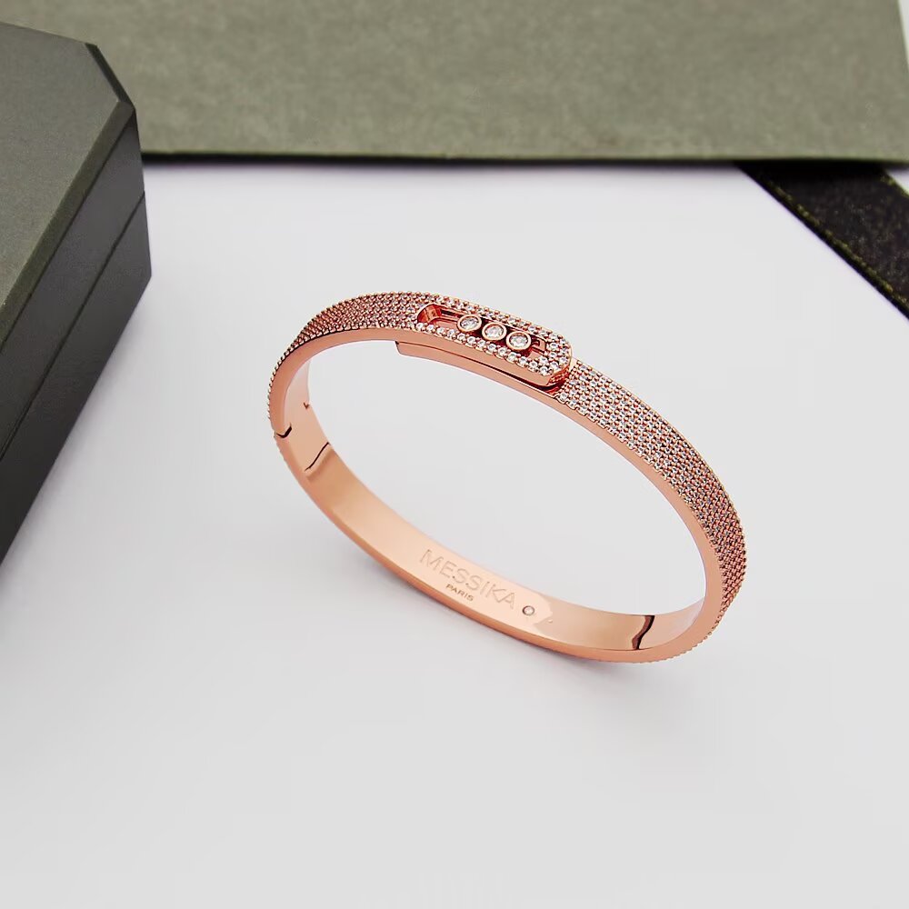 [⭐DORISW]Move Noa Full Pavé Diamond Bangle Bracelet