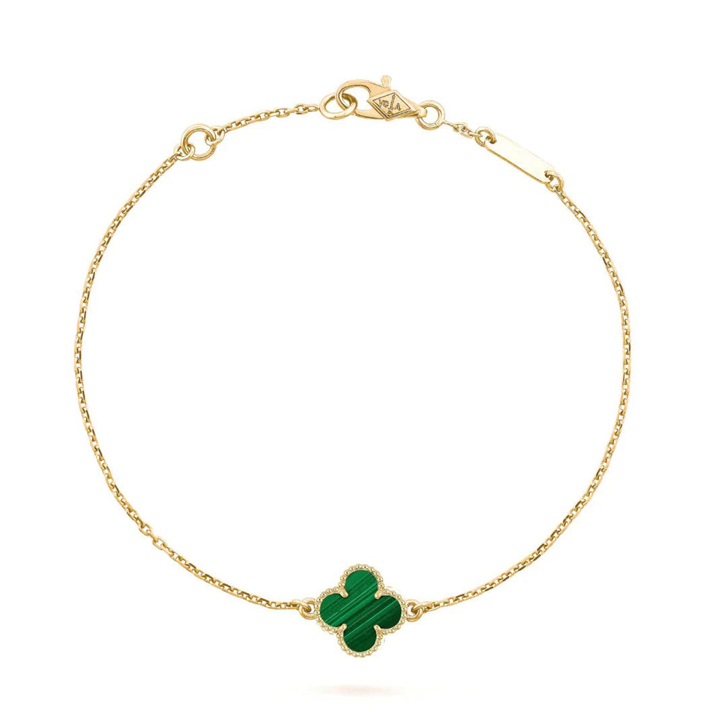 [⭐DORISW] KLEEBATT-ARMBAND MALACHIT 1 MOTIV