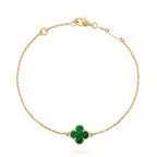[⭐DORISW] KLEEBATT-ARMBAND MALACHIT 1 MOTIV