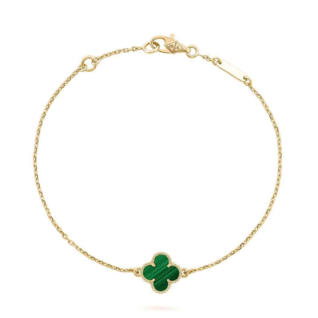 [⭐DORISW] KLEEBATT-ARMBAND MALACHIT 1 MOTIV