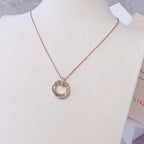 [⭐DORISW] TRINITY NECKLACE GOLD  DIAMONDS