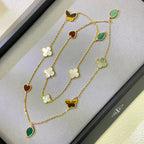 [[⭐DORISW] ] Lucky Alhambra lange Halskette-12 Designs