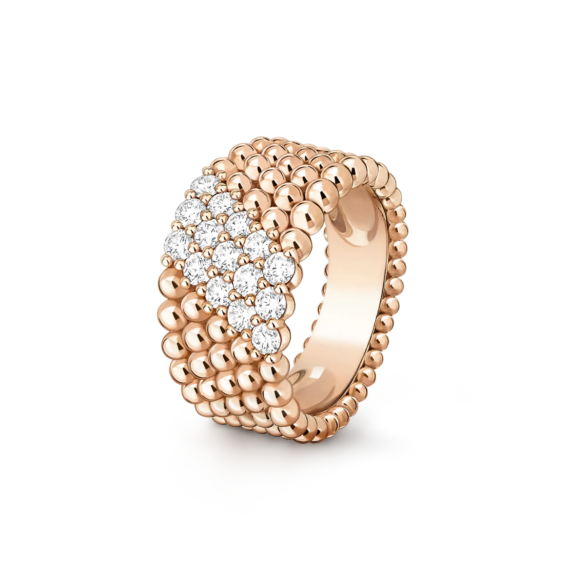 [[⭐DORISW] ]  PERLEE DIAMOND RING ,5-ROW DIAMOND-SET DESIGN