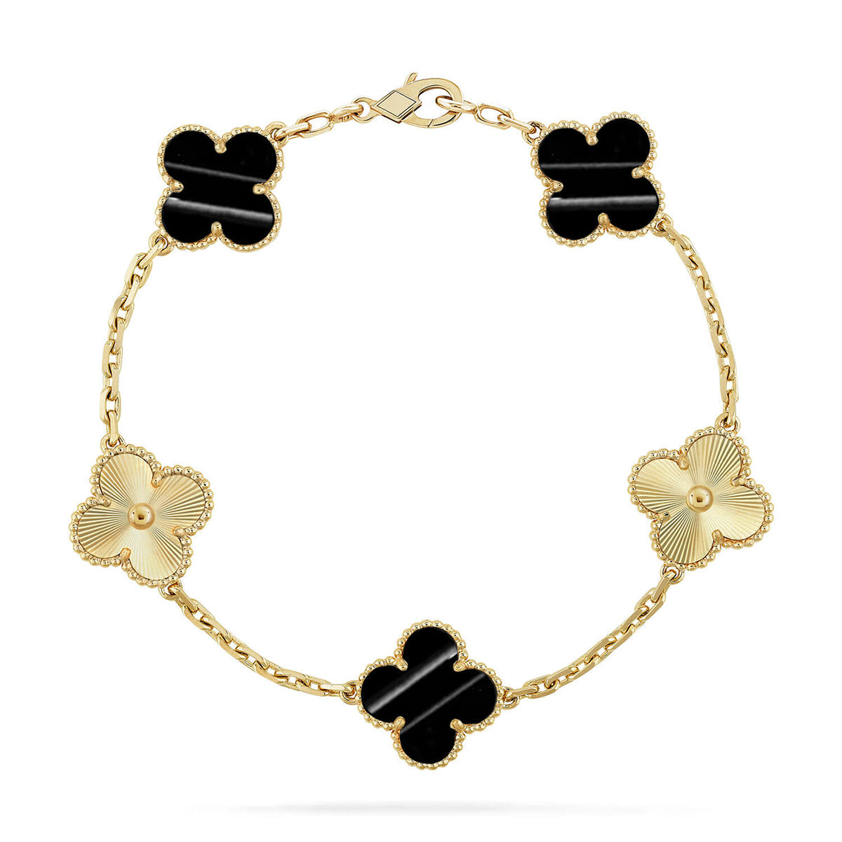 [[⭐DORISW] ]New  CLOVER 5 MOTIF PULSAR STONE BRACELET COLLECTION