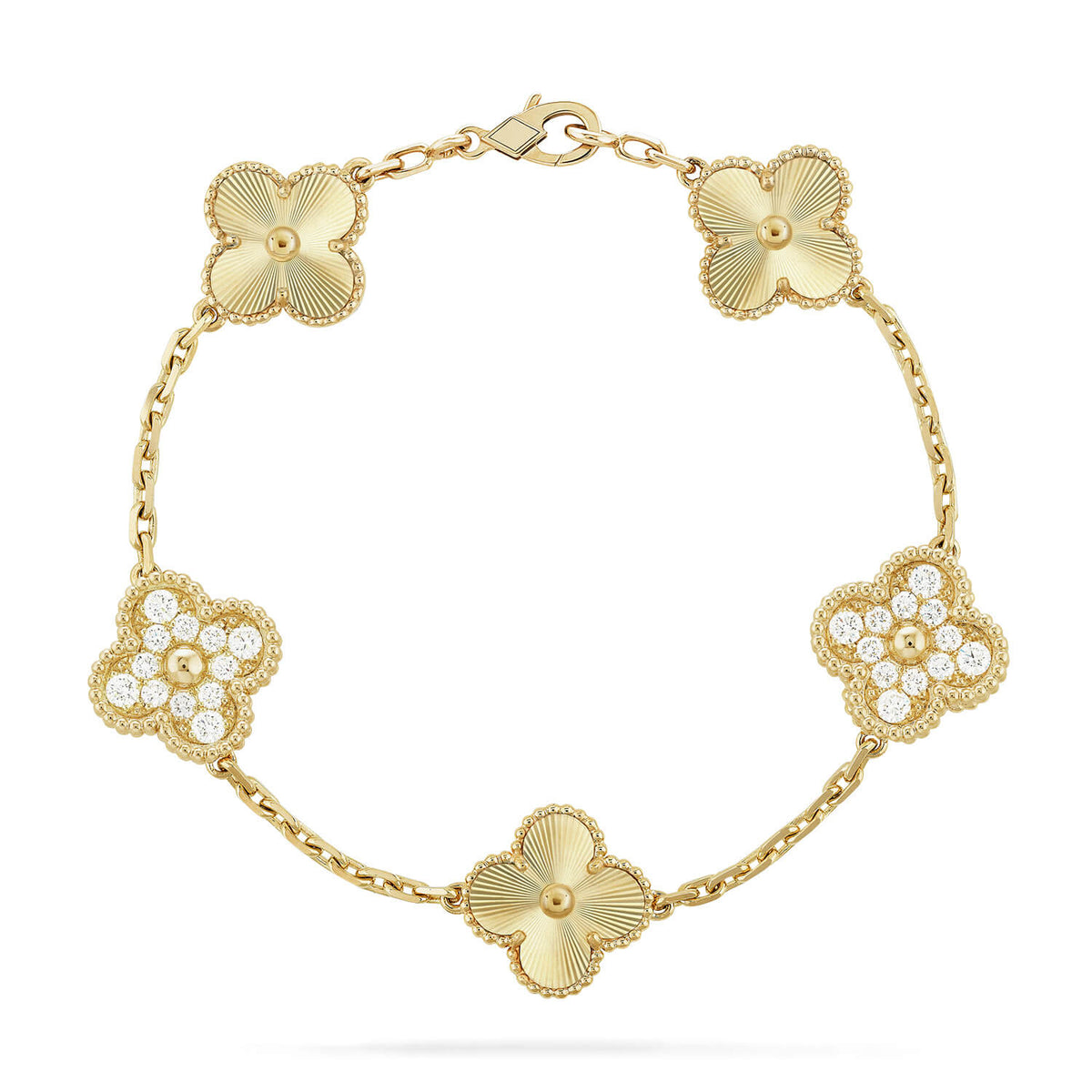 [[⭐DORISW] ]New  CLOVER 5 MOTIF LASER BRACELET COLLECTION