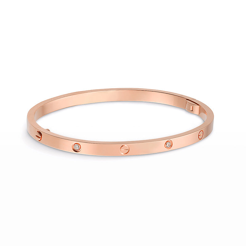 [⭐DORISW] LIEBESARMBAND 3,65 MM 6 DIAMANTEN