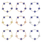 [[⭐DORISW] ]New CLOVER 5 MOTIF BLUE VEINS BRACELET COLLECTION