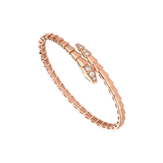 [⭐DORISW]SERPENTI BRACELET DIAMONDS PINK GOLD