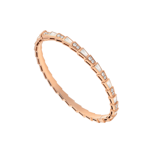 [⭐DORISW]SERPENTI ARMBAND ROSÉGOLD PERLMUTT DIAMANT